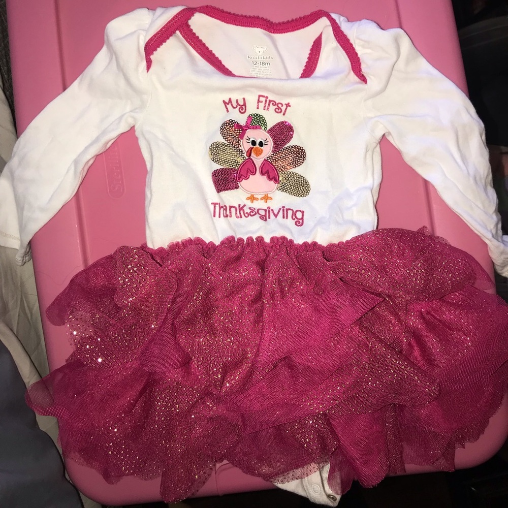 12-18 mos. first thanksgiving Tulle Dress